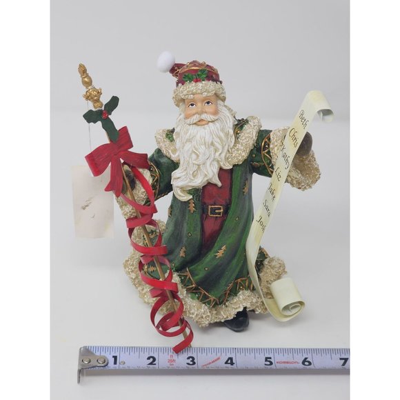 Vintage Home Interiors Classic Santa Clause Holding List New In Original Box - Picture 9 of 11